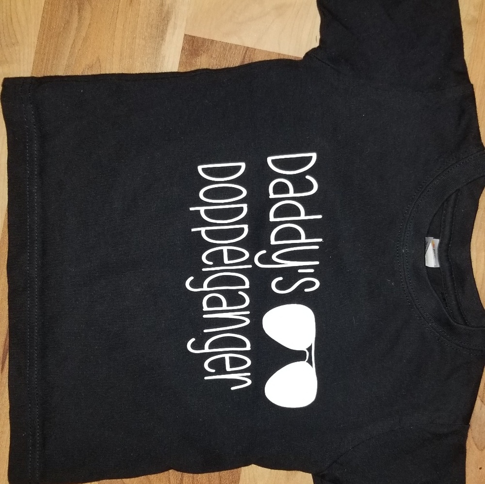 Fathers day dad doppelganger shirt toddler baby